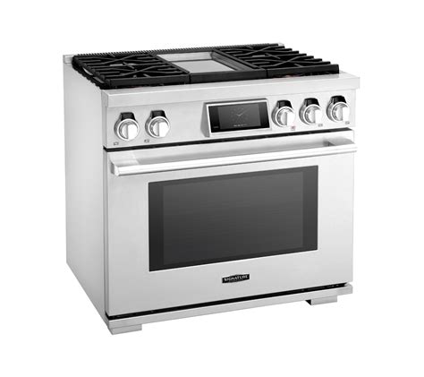36'' gas range with griddle